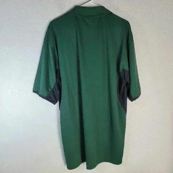 Hawaii Rainbow Warriors Polo Shirt Mens Large Green Black - Picture 2 of 6